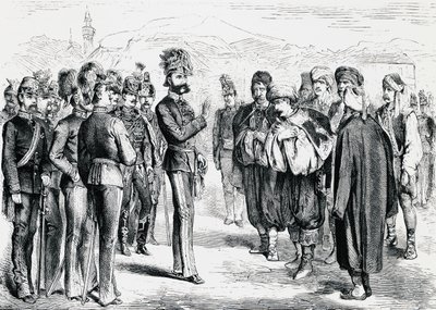 Austrian General Josip Filipovic receiving Muslim delegation بواسطة غير معروف غير معروف