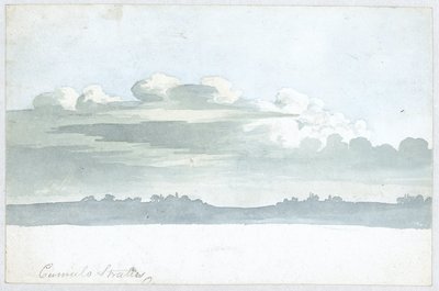 Cloud study by Luke Howard, c 1808-1811 بواسطة غير معروف غير معروف