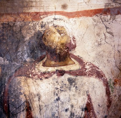 Fresco buyer, fresco in the Byzantine Church of Agios Georgios بواسطة غير معروف غير معروف