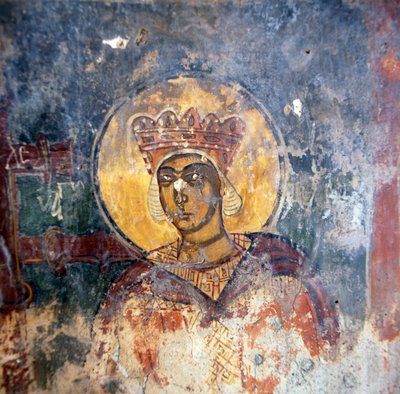 Fresco in the Byzantine Church of Agios Georgios بواسطة غير معروف غير معروف