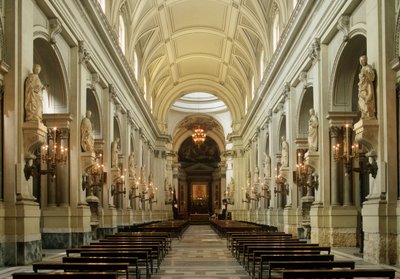 Italy, Sicily Region, Palermo, cathedral, interior, nave بواسطة غير معروف غير معروف