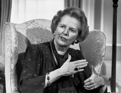 Margaret Thatcher, British politician, April 1987 بواسطة غير معروف غير معروف