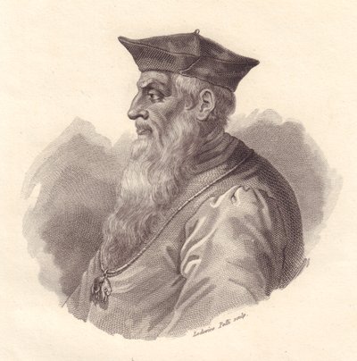 Portrait of Italian Admiral Andrea Doria (1466-1560), copper engraving by Ludovico Pelli بواسطة غير معروف غير معروف