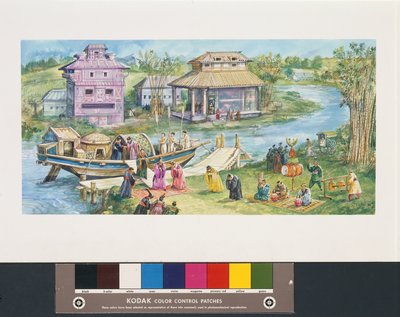 Reconstruction of a Han Ceremony (colour litho) بواسطة غير معروف غير معروف