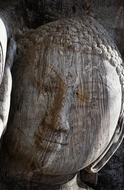 Sri Lanka, Ancient City of Polonnaruwa, Gal Vihara, reclining Buddha statue بواسطة غير معروف غير معروف