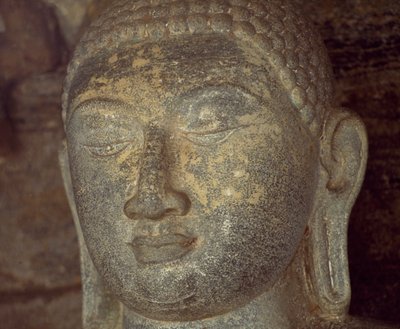 Sri Lanka, Polonnaruwa, Detail of statue of Buddha of Gal Vihara (UNESCO World Heritage List بواسطة غير معروف غير معروف