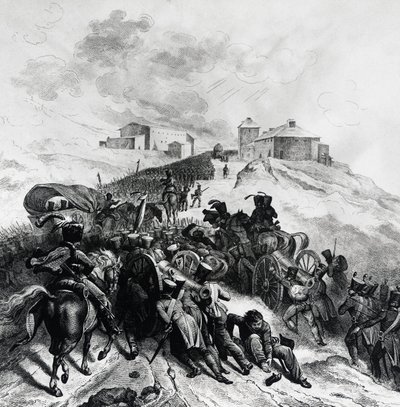 The French army crossing the Sierra de Guadarrama, December 22-24 بواسطة غير معروف غير معروف