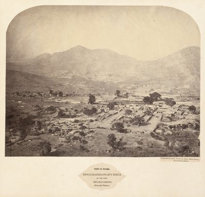 مناظر في ميسور: معبد بهوجاناراسهاسوامي ، في الحصن ، ديفاريادروج ... ، 1862-1865. بواسطة المقدم هنري ديكسون