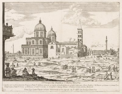سانتا ماريا ماجيوري المحتملة LOCURI من Rome Insignes [دور] ، 1666. بواسطة ليفين كرويل