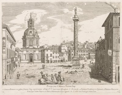 عمود تراجان من آفاق LOCURI Rome Insignes [دور] ، 1666. بواسطة ليفين كرويل