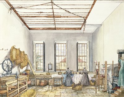 الغسيل في Aynhoe ، 23 فبراير 1847 بواسطة ليلي كارترايت