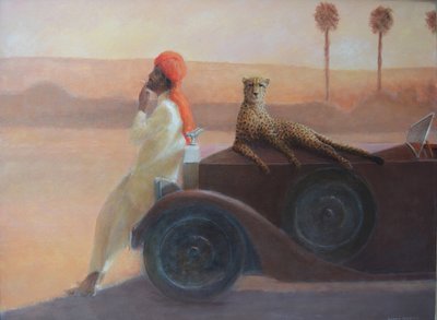 الفهد على بونيه بواسطة لينكولن سيليجمان