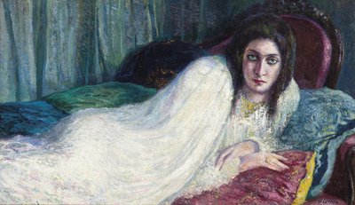 فتاة على الأريكة فتاة على الأريكة ، ج. 1910. بواسطة ليون