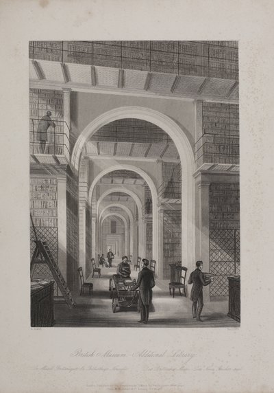 المتحف البريطاني ، هولبورن ، حوالي عام 1850 (نقش) بواسطة لويلين (بعد) جيويت