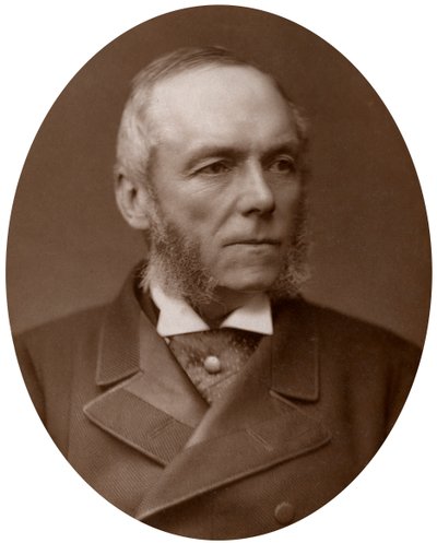 اليمين هون جورج أوزبورن مورغان ، QC ، MP ، القاضي المحامي العام ، 1883. بواسطة لوك ويتفيلد