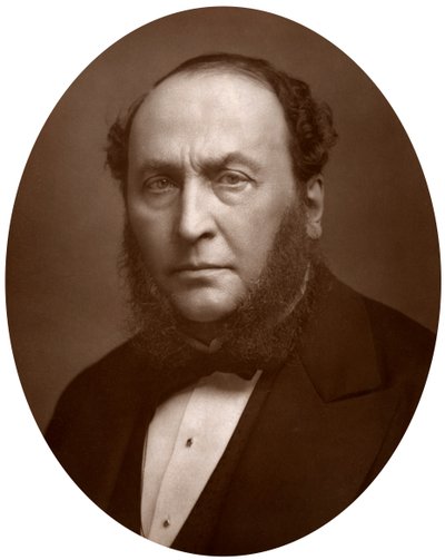 السير مايكل كوستا ، ملحن وموصل بريطاني إيطالي المولد ، 1883. بواسطة لوك ويتفيلد