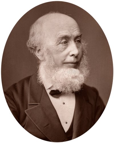 السير ريتشارد ريدجريف ، رسام المناظر الطبيعية ، 1878. بواسطة لوك ويتفيلد