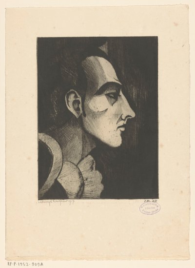 Pierrot I (العنوان الأصلي) بواسطة لوديويجك شلفهوت (توقيع الفنان)
