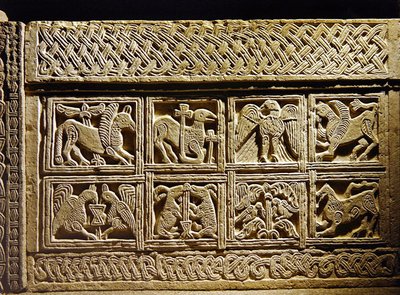بلوتوس يظهر الرموز المسيحية (الرخام) بواسطة مدرسة لومبارد