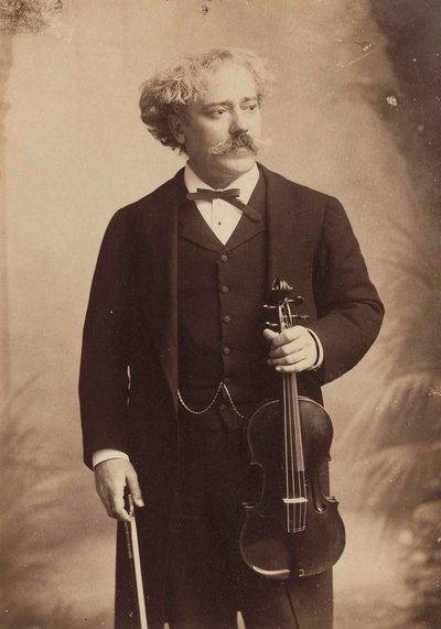 صورة لعازف الكمان والملحن بابلو دي ساراساتي 1844-1908 ، ج .1895. بواسطة لندن. استوديو الصور إليوت وفراي