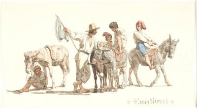 الإيطاليون يركبون الحمير بواسطة لورينز فروليش