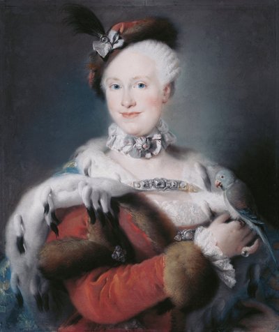 ماري لويز ديسباني (ماري لويز) - صورة إنفانتا ماريا لويزا من إسبانيا (1745-1792) ، الإمبراطورة الرومانية المقدسة لورنزو بالديسيرا تيبولو (1736-1776) بواسطة Lorenzo Baldissera Tiepolo