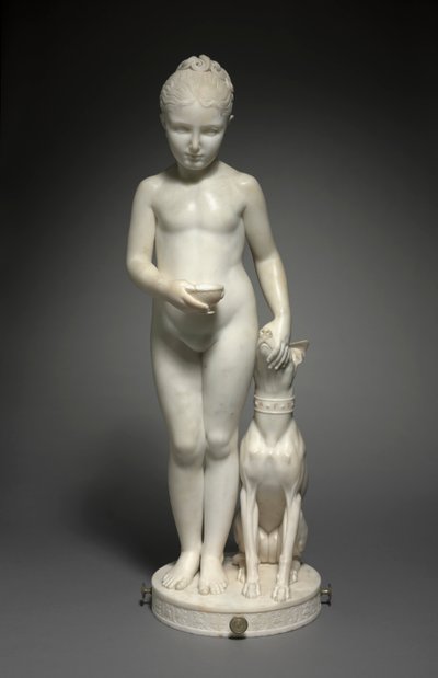 صورة لنابليون إليسا باكيوتشي ابنة أخت نابليون 1810-1812. بواسطة لورينزو بارتوليني