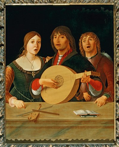 حفلة موسيقية بواسطة Lorenzo Costa