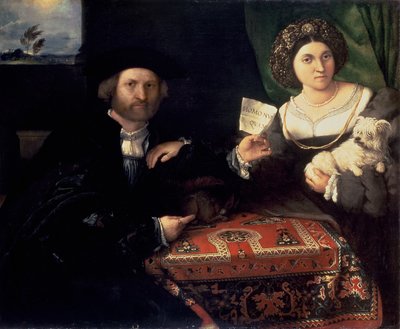 الزوج والزوجة ، ج .1523 بواسطة لورينزو لوتو