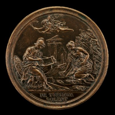 رمزية مع مينيرفا ، الزمن ، وسيبيل [عكس] ، 1725. بواسطة لورينزو ماريا ويبر