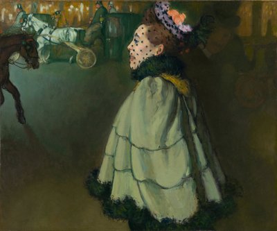 امرأة في الشانزليزيه (الشانزليزيه) ليلاً Par Anquetin، Louis (1861-1932) بواسطة لويس أنكين