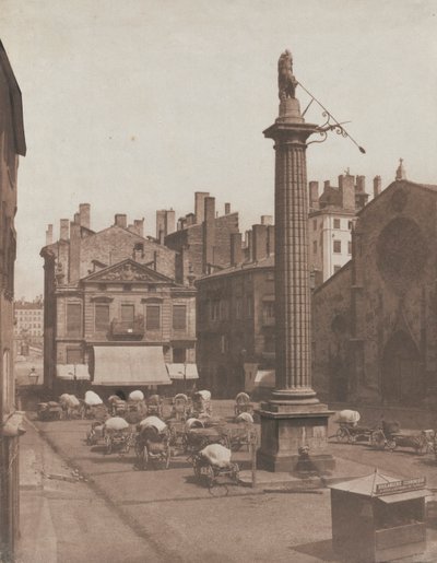 بلا عنوان Place des Cordeliers ، ج. 1852-1853. بواسطة لويس انطوان فرويسارت