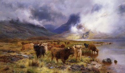من خلال Glencoe عن طريق الطريق إلى تاي ، 1899 بواسطة لويس بوسورث يصب