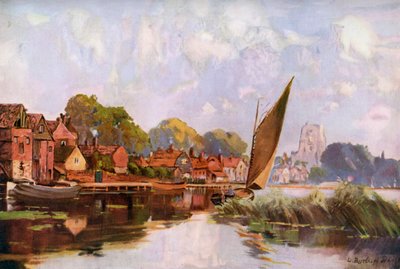 على نهر بيكليس ، سوفولك ، 1924-1926. بواسطة لويس بورليه برول