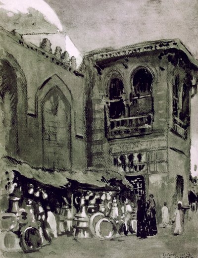 تاجر نحاس ، القاهرة ، مصر ، 1928 بواسطة لويس كابانيس