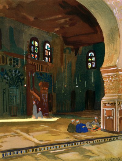 جامع السلطان الغوري ، القاهرة ، مصر ، 1928 بواسطة لويس كابانيس