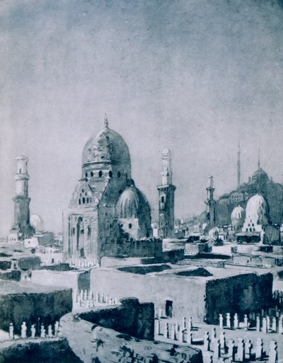 مقابر الخلفاء ، القاهرة ، مصر ، 1928 بواسطة لويس كابانيس