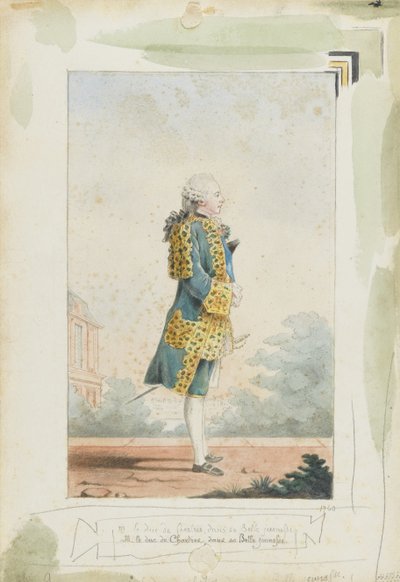 لويس فيليب الثاني ، دوق شارتر 1747-1793 ، 1760 بواسطة لويس كاروجيس ديت كارمونتيل