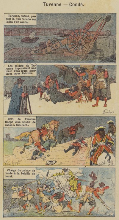Turenne ، Conde (لون litho) بواسطة لويس تشارلز (بعد) قصف