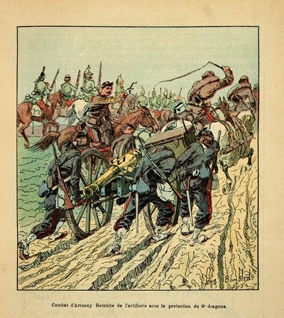 L'Armee de la Loire بواسطة Eugene Sergent ، dit Grenest ، رسمها Louis Bombled (1862-1927) (الحرب الفرنسية الألمانية ؛ حملة 1870-1871): Combat d'Artenay في 10 أكتوبر بواسطة تفجير لويس تشارلز