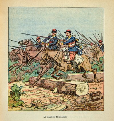 The Armee of the Loire بقلم يوجين سيرجنت ، ديت جرينست ، رسمها لويس بومبلد (1862-1927) (الحرب الفرنسية الألمانية ؛ حملة 1870-1871): معركة لادون في 22 نوفمبر بواسطة تفجير لويس تشارلز
