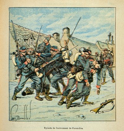 The Armee of the Loire بقلم يوجين سيرجنت ، المعروف باسم جرينست ، رسمه لويس بومبلد (1862-1927) (الحرب الفرنسية الألمانية ؛ حملة 1870-1871): القتال بين البروسيين والفرنسيين في عام 1870 ، مجموعة خاصة بواسطة تفجير لويس تشارلز
