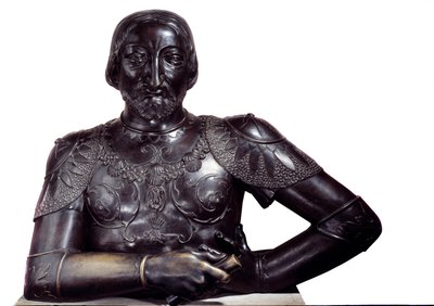 تمثال نصفي لملك فرنسا فرانسوا الأول من البرونز. النحت للويس كلود أنطوان فاس (1716-1772) 1756 باريس. متحف اللوفر بواسطة لويس كلود فاسي