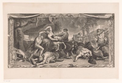 هرقل يحارب القنطور لوحات من فندق لامبرت (عنوان السلسلة) La Galerie de monsieur le Président Lambert يمثل l