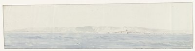 Gezicht op Crotone en de kust منظر كروتوني والساحل (العنوان على الجسم) رحلات في إيطاليا وصقلية ومالطا - 1778 (عنوان السلسلة) بواسطة لويس دوكروس