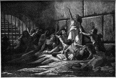 نقش يصور فيليدا ، نبية الشتلات ، من لوحة رسمها إدوارد فورنييه في عام 1887. بواسطة لويس إدوارد بول فورنييه