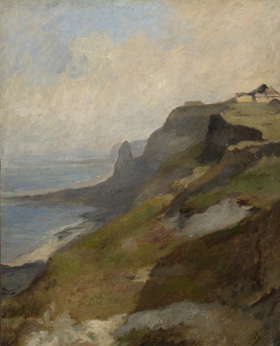 Cilffs of Normandy ، حوالي عام 1850 (زيت على لوح لب الخشب ، مُركب على ماسونايت) بواسطة لويس يوجين غابرييل إيزابي