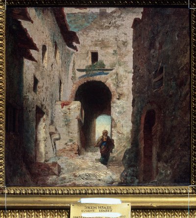 "La porte Maure" (البوابة المغربية) منظر المدينة بالمغرب. لوحة لويس غابرييل يوجين إيزابي (1803-1886) 1835 متحف بوشكين ، موسكو بواسطة لويس يوجين غابرييل إيزابي