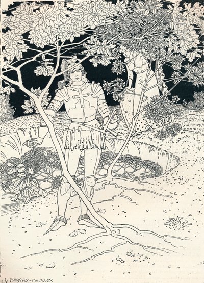 رسم توضيحي لـ Spensers Faerie Queene. كانتو الثاني. الآية 30 ، ج 1895 بواسطة لويس فيرفاكس ماكلي