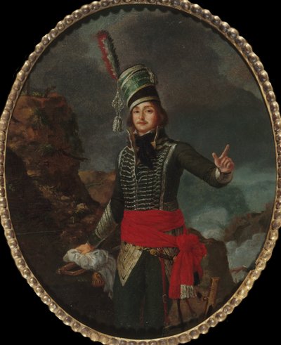 صورة للجنرال فرانسوا سيفيرين مارسو ديجرافير 1769-1796 ، ج. 1796. بواسطة لويس فرانسوا سيرجنت مارسو